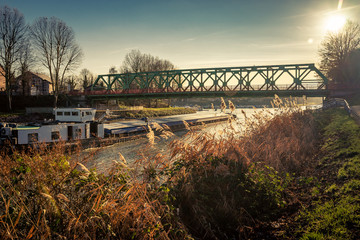 am Kanal in Henrichenburg