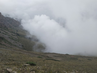 fog in the mountain