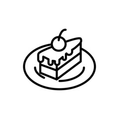 Cake icon design template