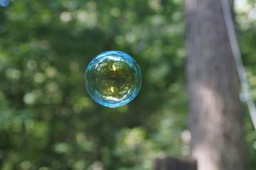 Soap bubble air