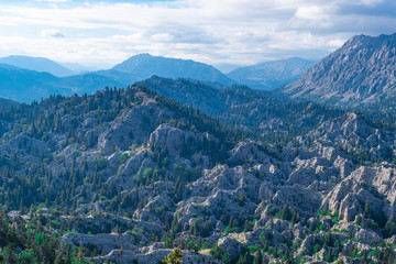 very dense layers, unusual locations and dangerous impassable mountains