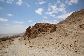 Ein Gedi National Park. Oasis of the Judean Desert.
