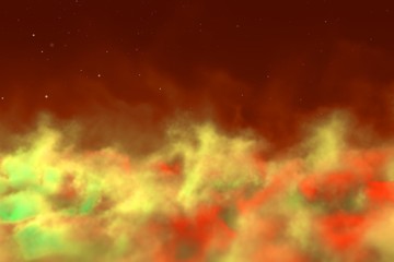 Abstract background design illustration of mystical heaven concept with spotlights you can use for clipart purposes