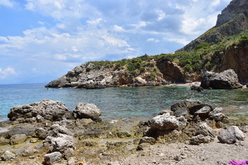 Fototapeta na wymiar Riserva Naturale dello Zingaro, Trapani ,Sicilia