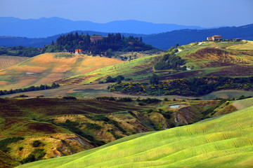 Naklejka premium Landscape of Tuscany landscape, Italy, Europe