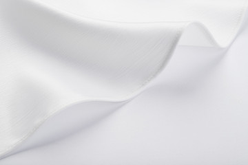 white silk background