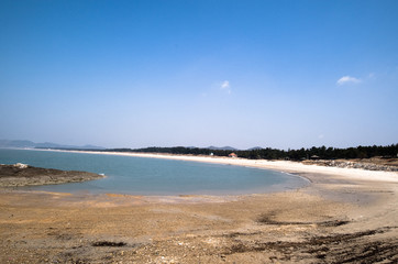 The beautiful landscape of sea side and island.