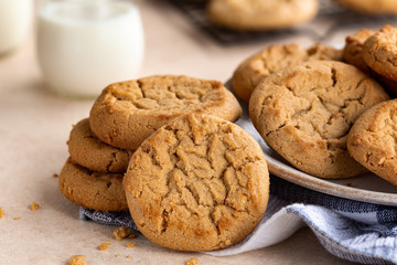 Peanut Butter Cookies Closeup - Powered by Adobe