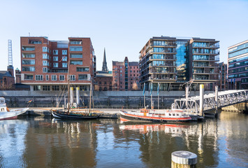 Hafencity district, Hamburg, Germany