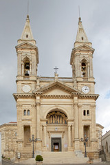 The cathedral of Alberobello, Apulia, Italy
