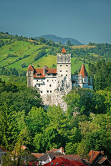 Fototapeta na wymiar Bran or Dracula Castle in Transilvania - Romania