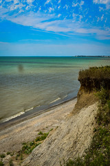 Obraz premium little bluff on the beach