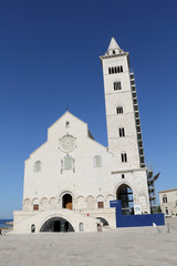 The Roman Catholic cathedral dedicated to San Nicola Pellegrino and the Diocesan Museum in Trani, Puglia, Italy