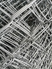 close up of steel wire mesh