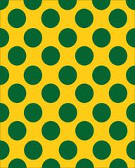 Beautiful circle pattern with polka dots