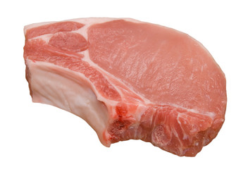 Pork meat isolated