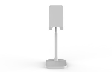 Cell Phone Stand,Angle Height Adjustable LISEN Cell Phone Stand For Desk,Thick Case Friendly Phone Holder Stand For Desk, Compatible with All Mobile Phones. 3d illustration