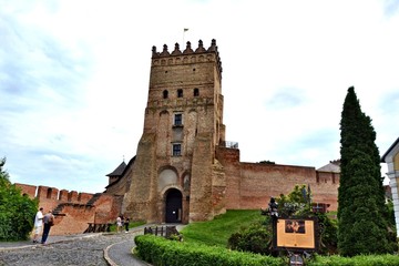 Fototapeta premium Lubart castle Lutsk city Ukraine