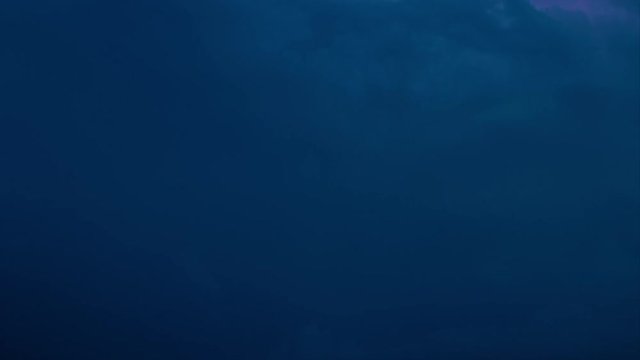 The change of the sky from night to day The movement of clouds in reverse 4k time lapse