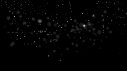 White Lights Over Dark Background  Defocused 