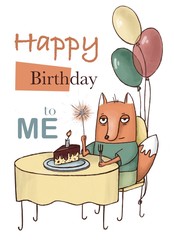 Funny Fox selebrate it's birthday