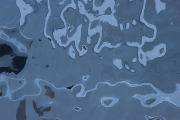 Abstract curved glass background.