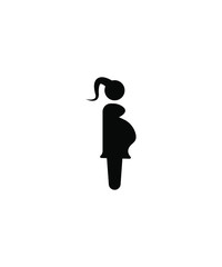 pregnant woman icon,vector best flat icon.