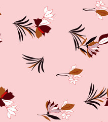 seamless pattern with flowers