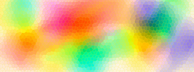 Abstract colorful background with geometric tiles for banner