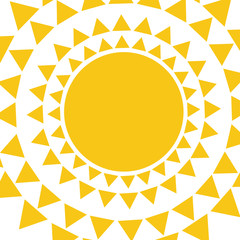 abstract sun background with sun