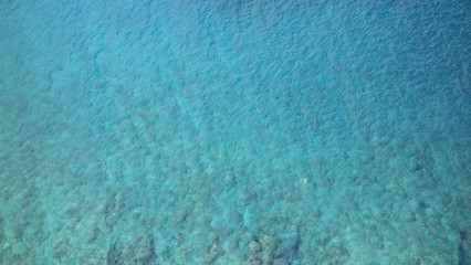グアムの青い海