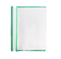 folder with files for documents and papers on white background, isolate, paperwork