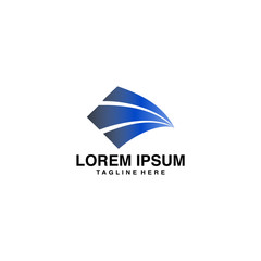 Fototapeta premium Abstract Eagle Logo Vector Illustration Icon