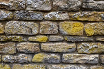Drystone wall at Burford in the Cotswolds