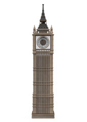 Big Ben Isolated