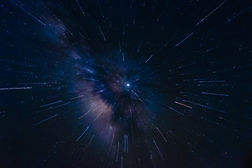 Fototapeta premium 四国カルストの星空