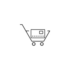 shopping cart sign