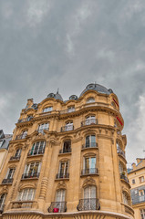 Obraz premium Beautiful parisian architecture, Paris, France