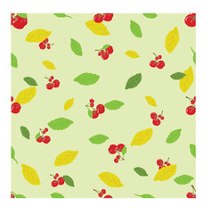 Seamless Pattern with Cherry Suitable for Baby Clothes, Kids, Wrapping, Fabrics and much more.