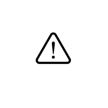 warning triangle warning sign isolated
