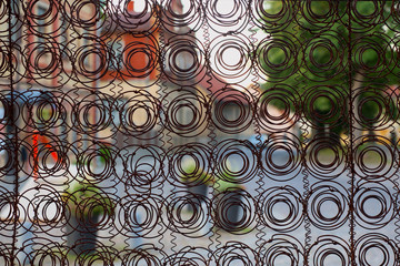Street view through the Block springs used for mattresses.