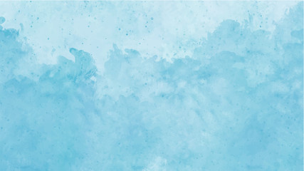 Blue azure abstract watercolor background for textures backgrounds and web banners design