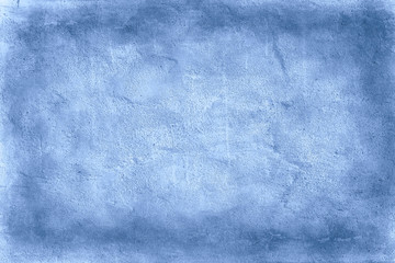 blue plaster background / abstract cold vintage background old concrete texture