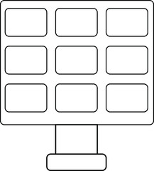 solar panel on white background vector illustration design
