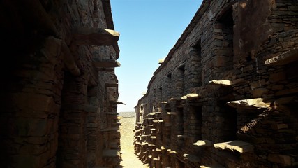 Un agadir - igoudar,  agadir, au Maroc, un grenier collectif fortifi&eacute; ou grenier-citadelle. Photo prise le 01-03-2020 &agrave; proximit&eacute; d'Agadir au Maroc.
