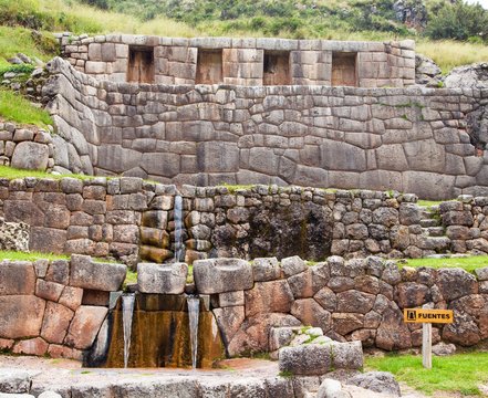 Tambo or Tampu Machay, Inca ruins in Cusco or Cuzco town