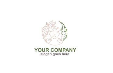 Women Logo Abstract Beauty Spa Salon