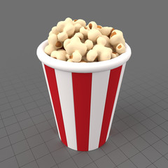 Stylized popcorn bucket