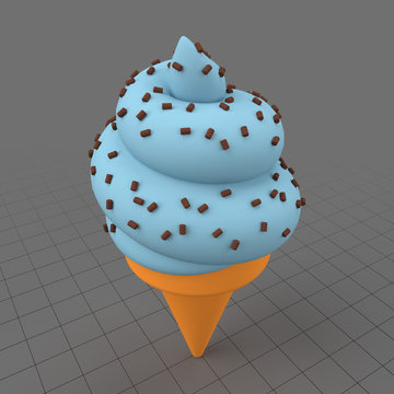 Stylized ice cream