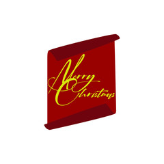 Christmas logo text vector icon 